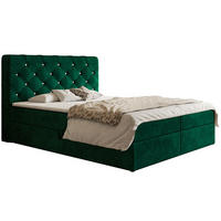 BETT Grün FOX 7 180x200 cm - Grün, Textil (180/200cm) - Sepro Meble