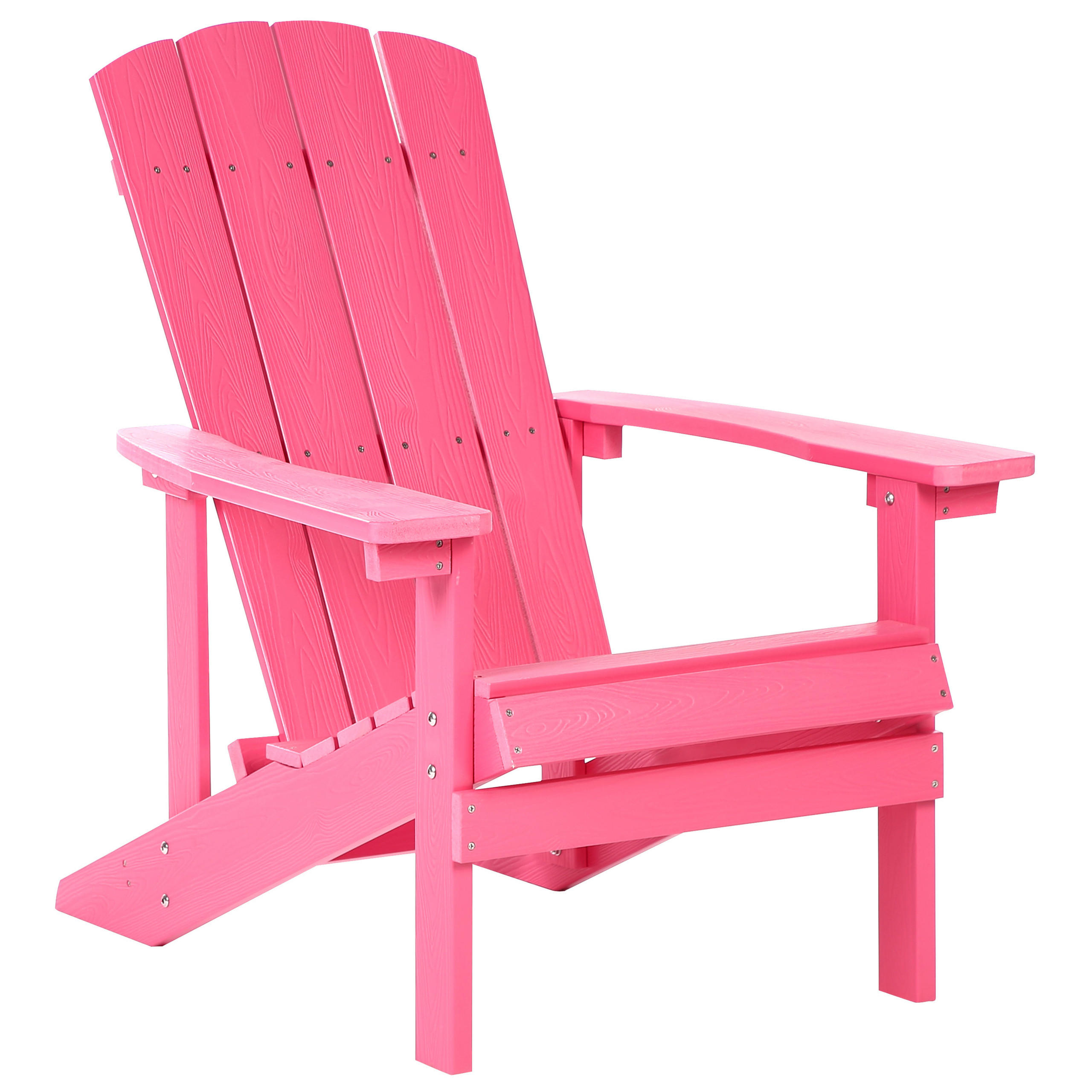 GARTENSTUHL Holzwerkstoff Rosa Adirondack - Pink, Kunststoff (75/88/88cm) - Beliani