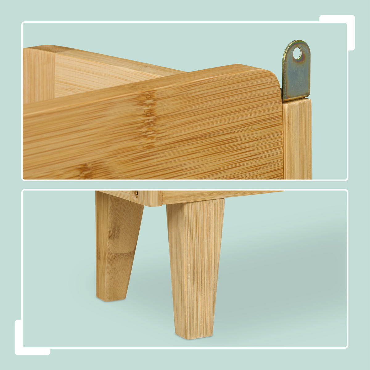 SCHUHSCHRANK - Hellbraun, Holz/Holzwerkstoff (95/127/19cm) - Relaxdays