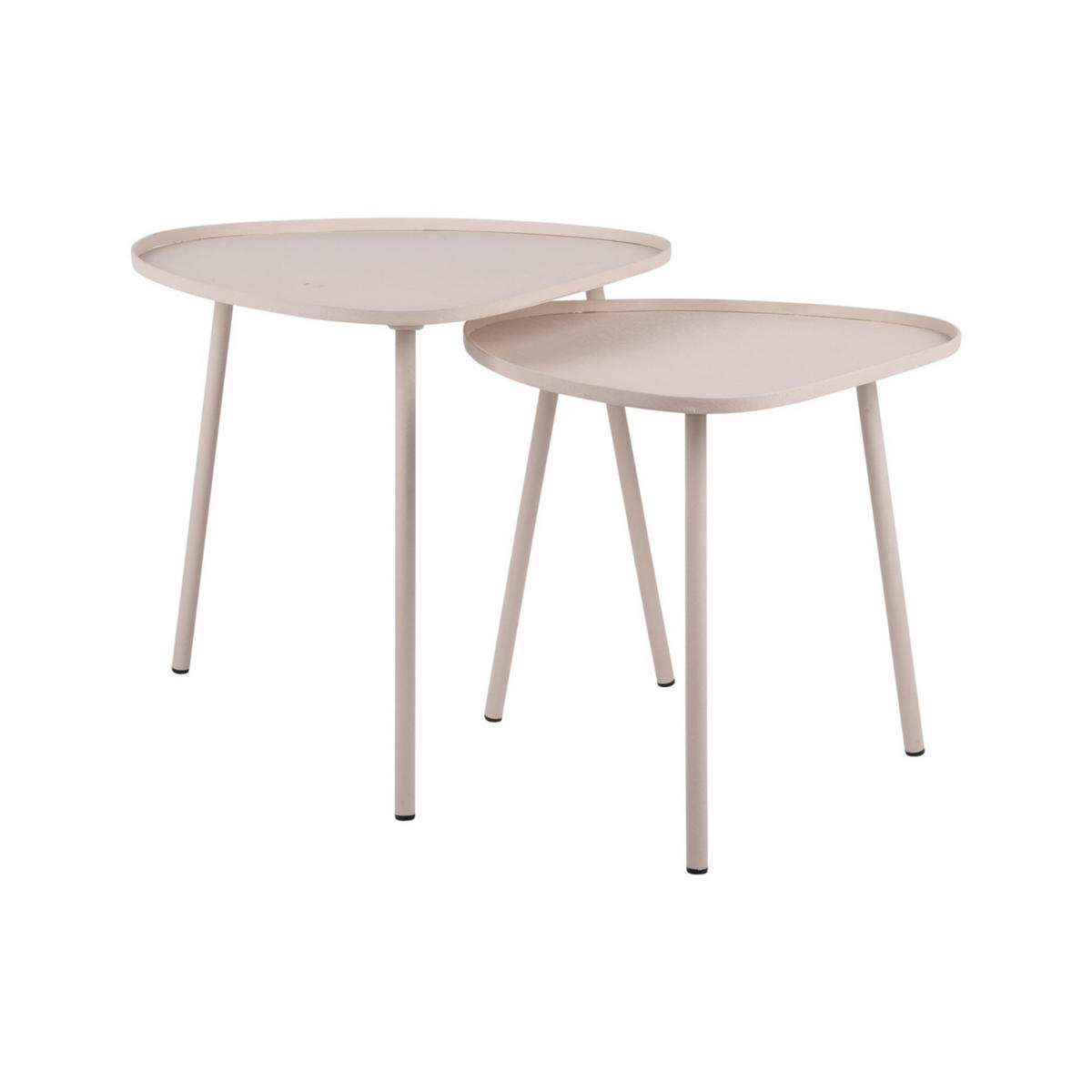 BEISTELLTISCH Boaz Large Grau 54/49.5/49 cm - Grau, Metall (54/49.5/49cm) - Leitmotiv