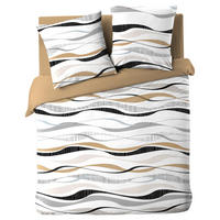 BETTWÄSCHE Natura 240/220 cm 3-teilig - Braun, Textil (220/240cm) - Douceur d´intérieur