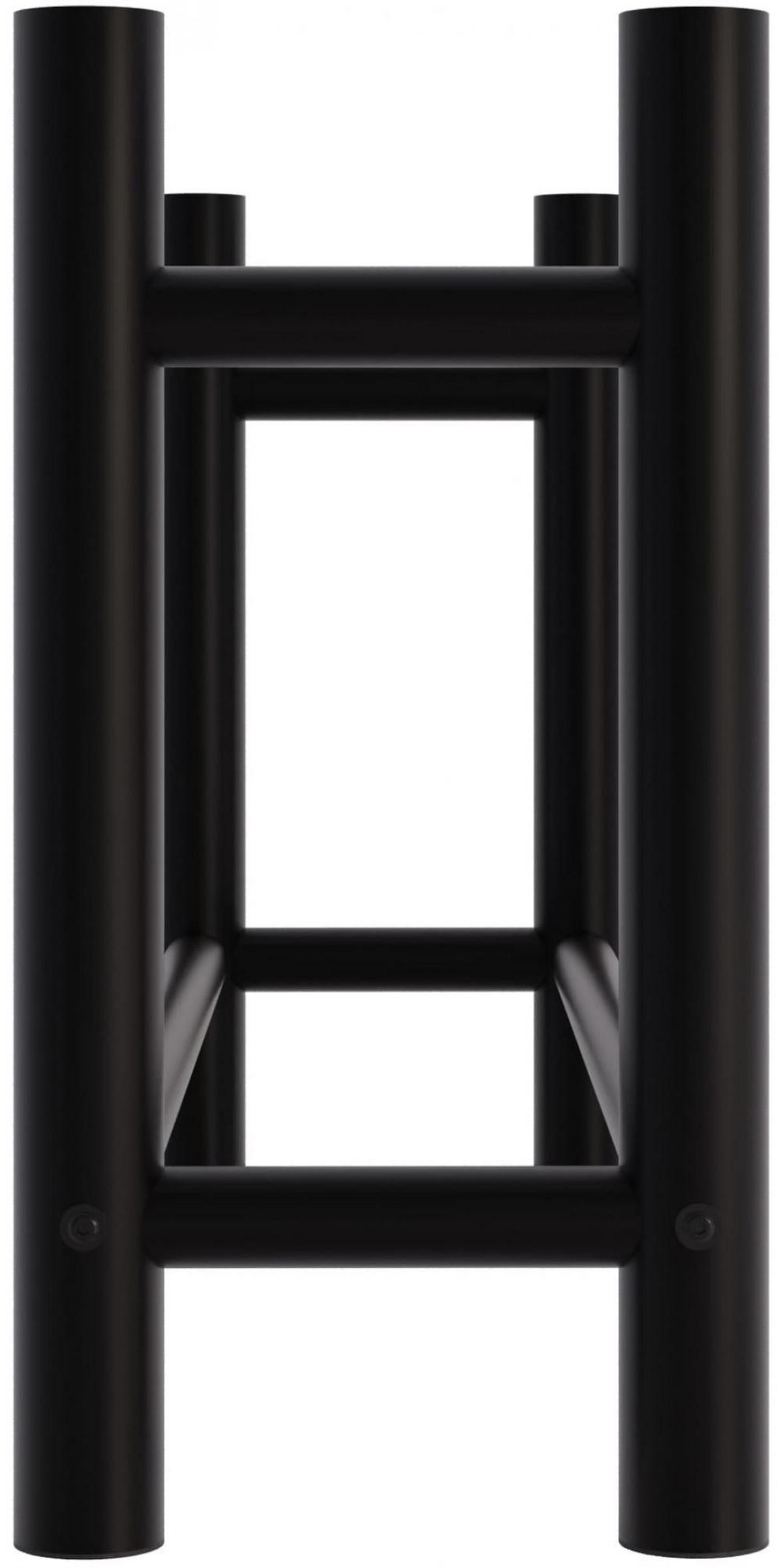 KAMINHOLZREGAL 100/30/60 cm Metall schwarz - Schwarz, Metall (100/60/30cm) - CLP