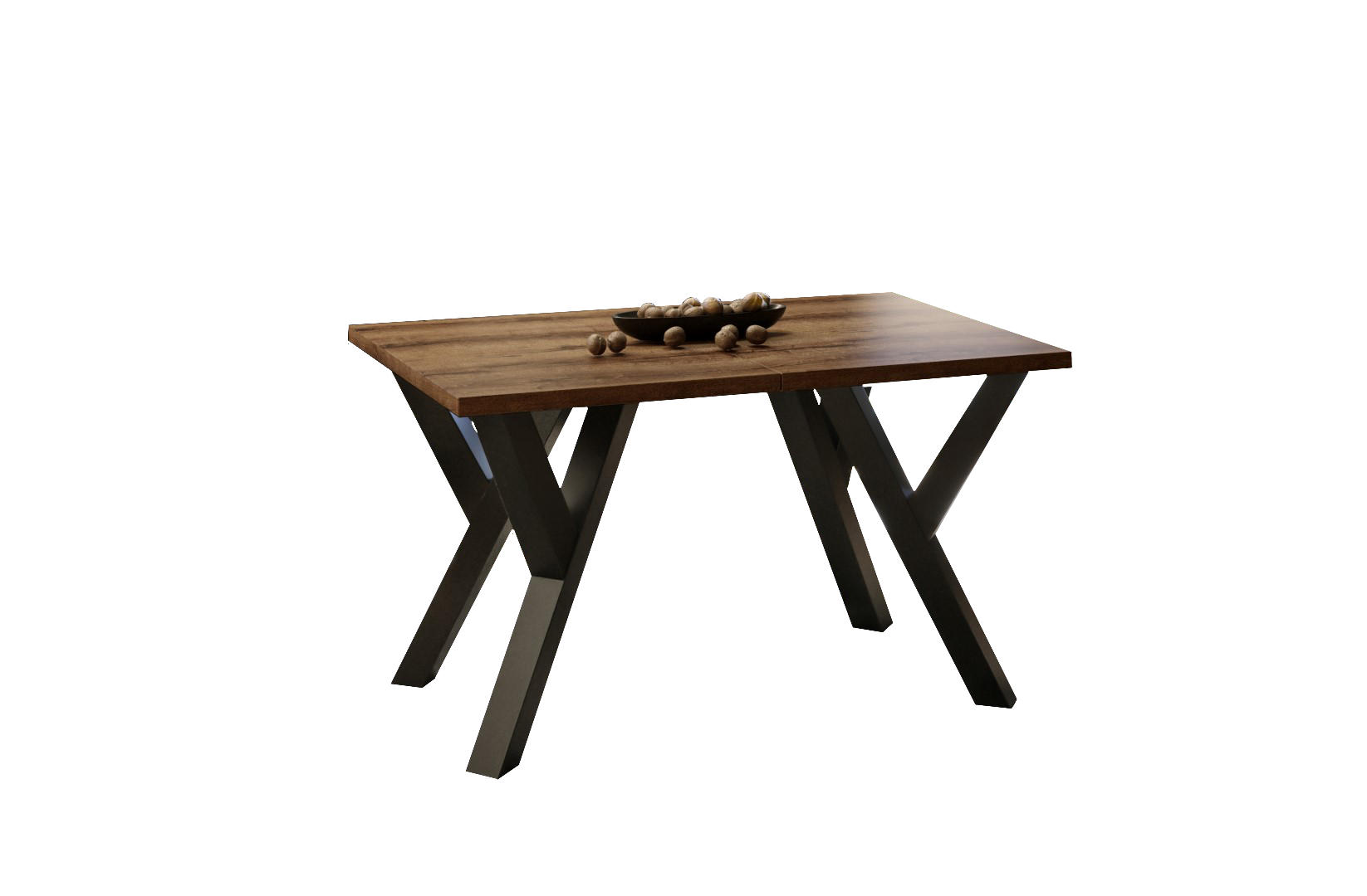 Endo-Moebel Esstisch Mooreiche 80x76x130 cm