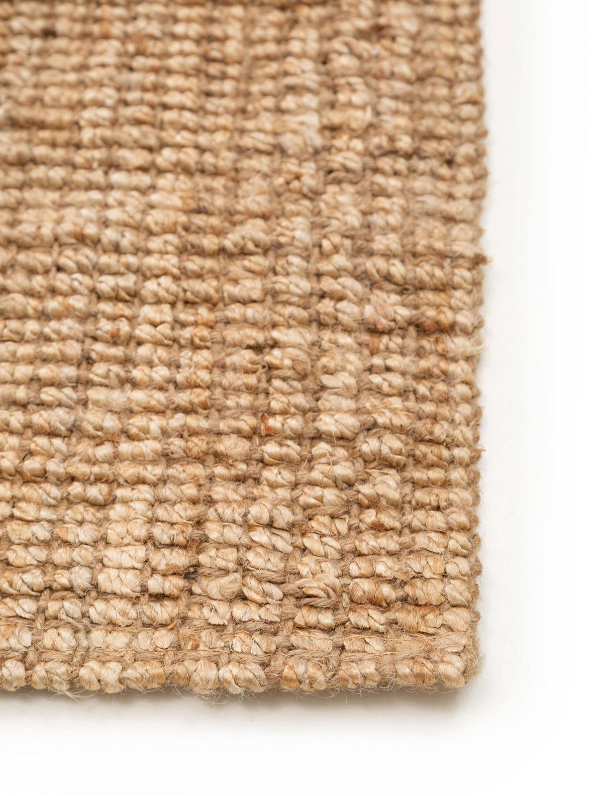 JUTETEPPICH Svea Natur 200x300 cm - Naturfarben, Textil (200/300cm) - benuta Pure
