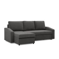 ECKSOFA MIT SCHLAFFUNKTION NEO, Grau - Grau, Textil (231/140cm) - Mebligo