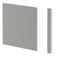 REGALTÜREN DAMBI - Grau, Holzwerkstoff (34/43/2cm) - KONSIMO®