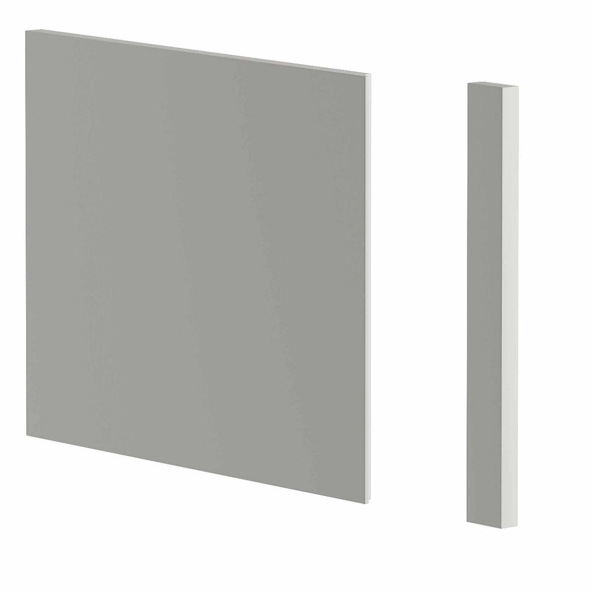 REGALTÜREN DAMBI - Grau, Holzwerkstoff (34/43/2cm) - KONSIMO®
