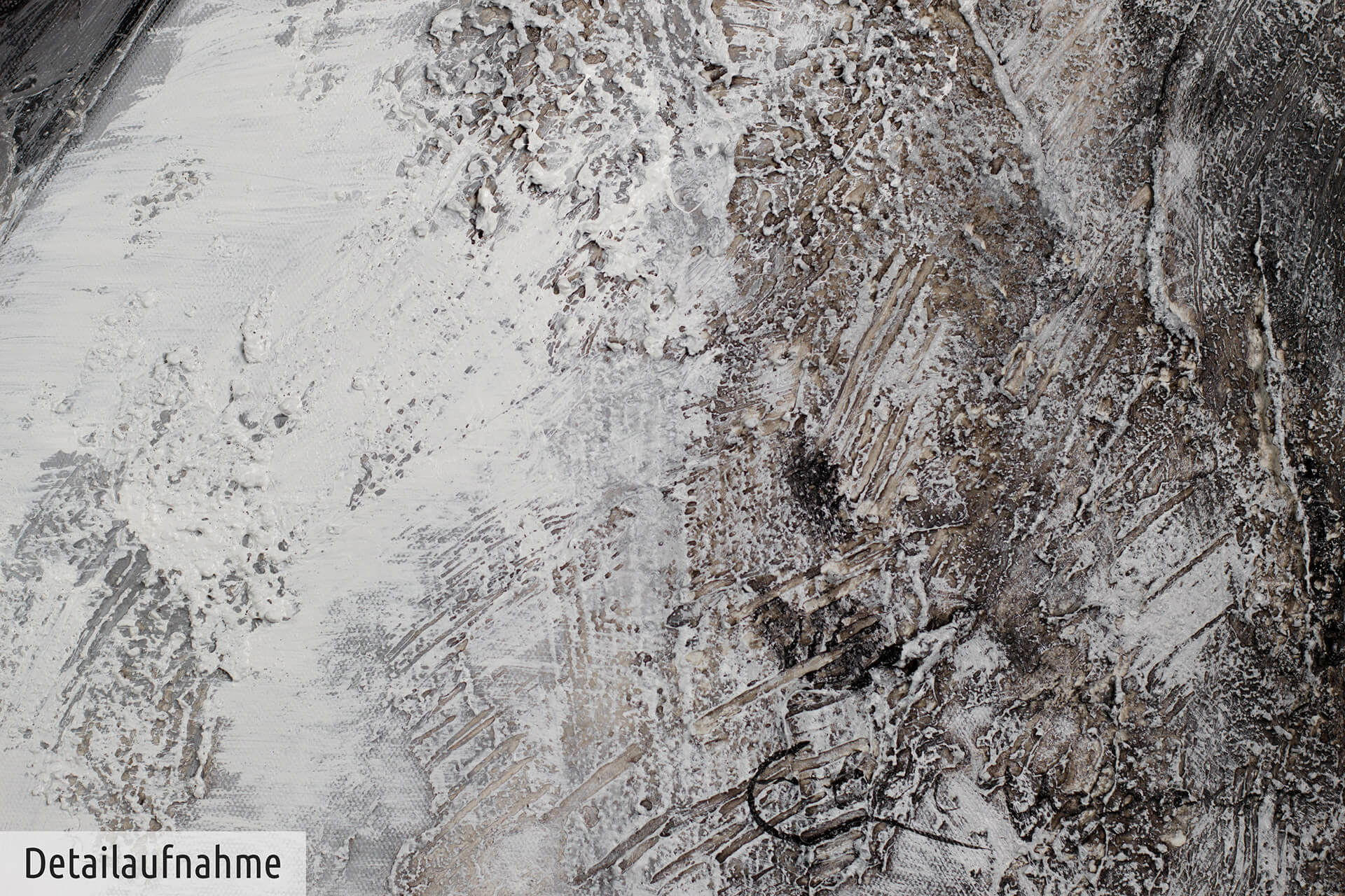 ACRYLBILD HANDGEMALT 150/50 cm - Grau, Holz/Textil (2/50cm) - KUNSTLOFT