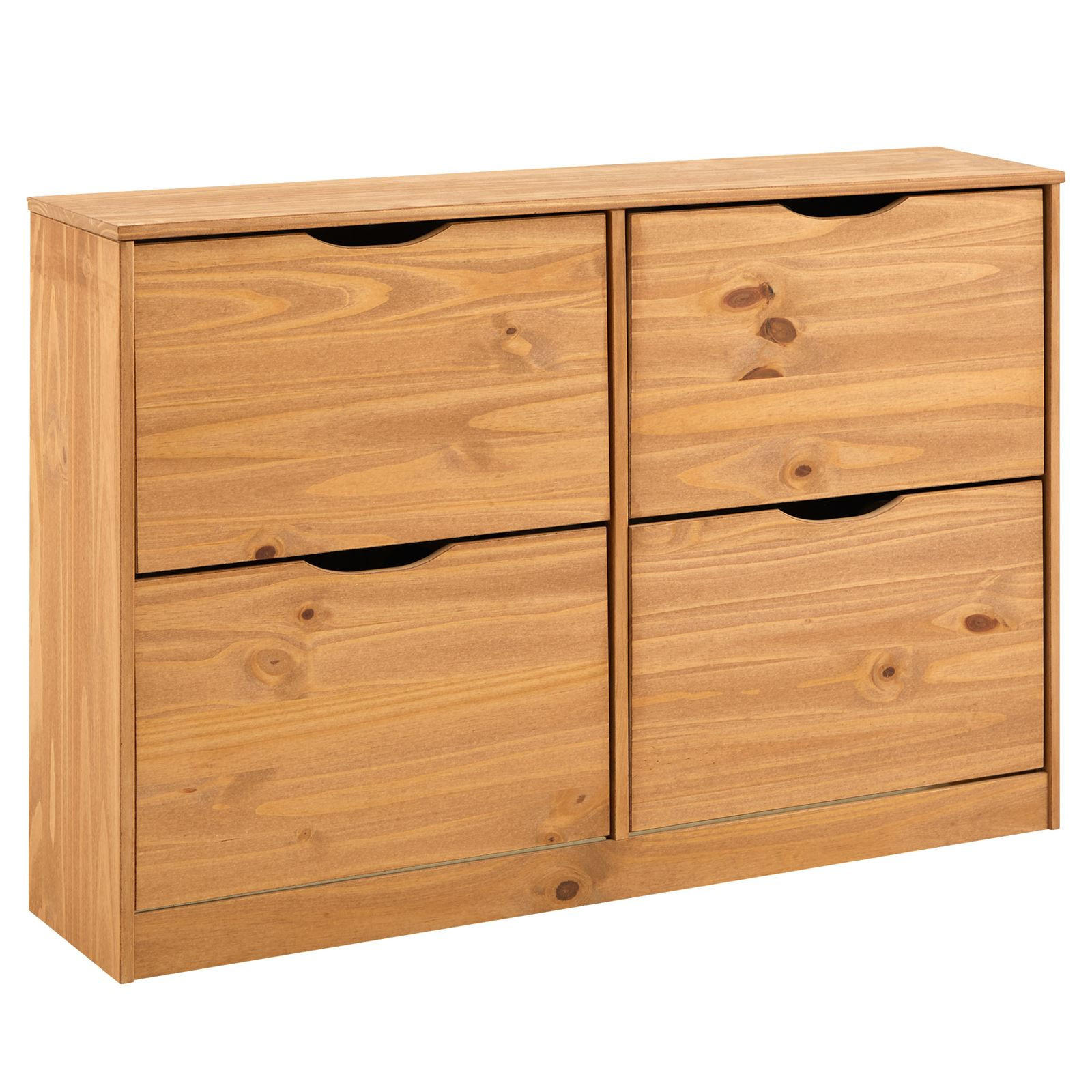 SCHUHSCHRANK BASIL - Honig, Holz (115/79/25cm) - IDIMEX