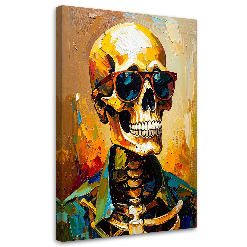 Feeby Leinwandbild Braun 30x45 cm