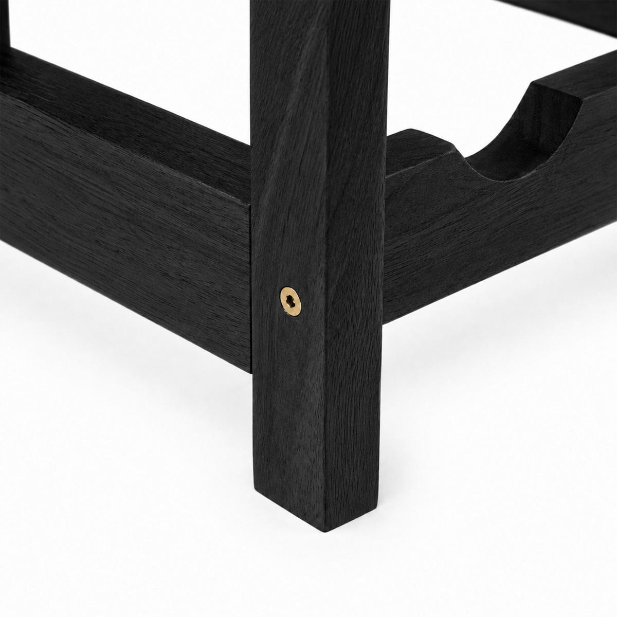 SUPORT Negru lemn de nuc pentru 24 sticle - negru, lemn (40/82/24cm) - Relaxdays