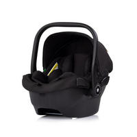 BABYSCHALE Pearl i-Size schwarz (40-85cm) Sonnendach 3-Punkt-Gurt Kopfstütze - Schwarz, Kunststoff (43/56/60cm) - Chipolino