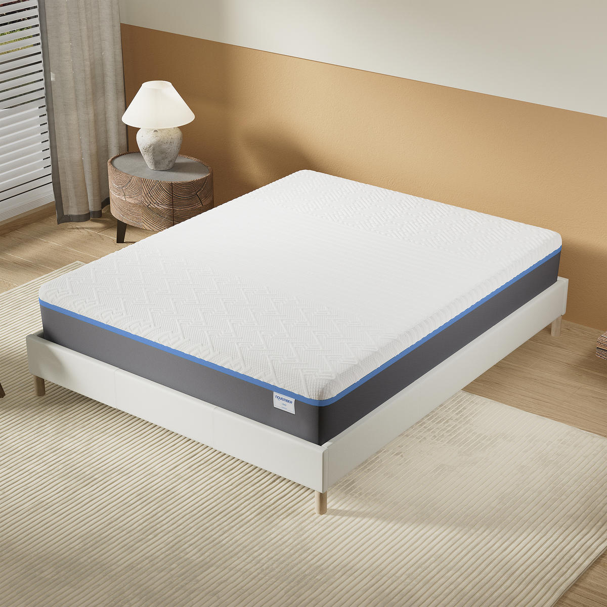LATEXMATRATZE höhe 28cm 90x190cm H3 - Weiß, Naturmaterialien (90/190cm) - November Sleep