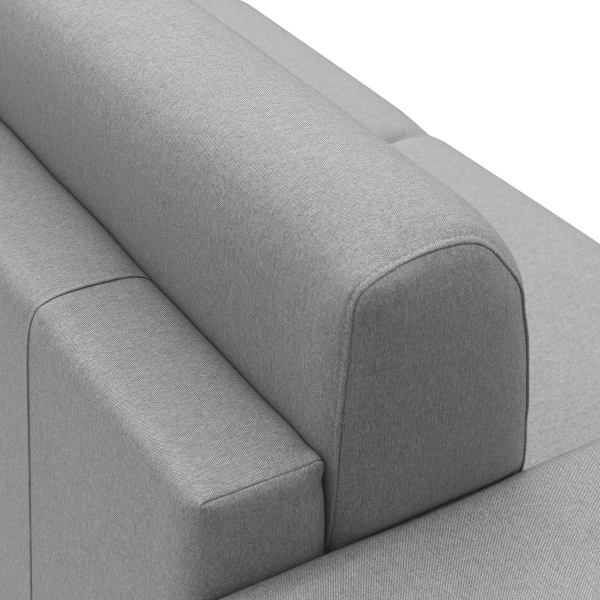 SCHLAFSOFA Chris - Grau, Textil (206/90/96cm) - Divani.store