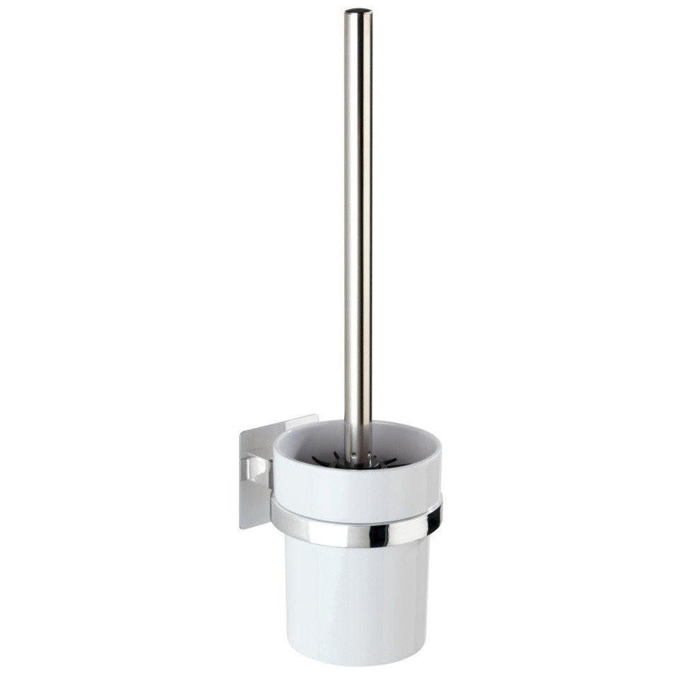 TOILETTENBÜRSTENHALTER Quadro - Weiß, Kunststoff (9.5/35/12cm)