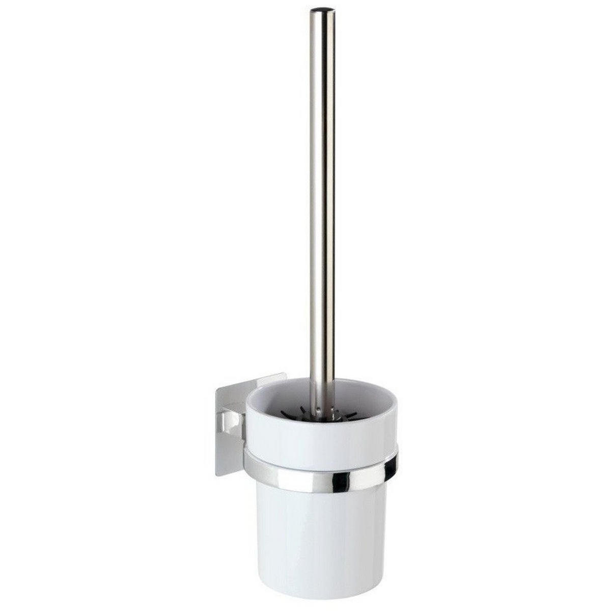 TOILETTENBÜRSTENHALTER Quadro - Weiß, Kunststoff (9.5/35/12cm)