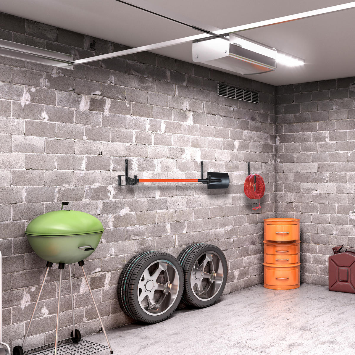 WANDHAKEN Set - Schwarz, Textil/Metall (2.5/22/15cm) - Relaxdays