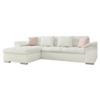 ECKSOFA Diana Premium, Seite: Links - Creme, Holz/Textil (280/160cm) - MIRJAN24