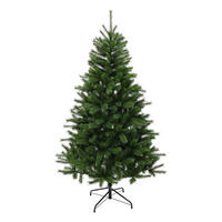 KÜNSTLICHER Weihnachtsbaum 188 cm, 736 Spitzen, Kiefern-Optik - Grün, Kunststoff (188cm) - Hometopia