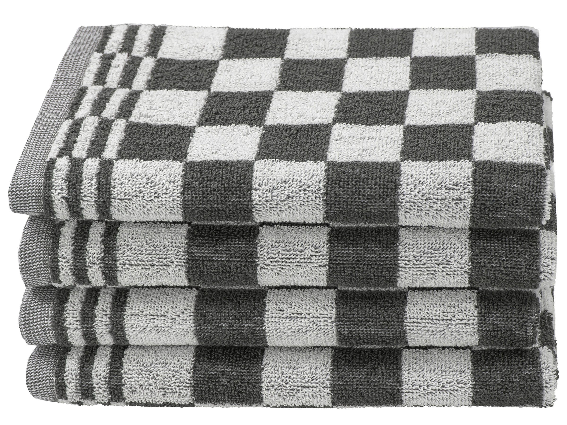 Zollner Geschirrtücher, Anthrazit 50x50 cm
