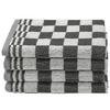 GESCHIRRTÜCHER, 4er-Set, 50x50 cm, 100% Baumwolle, Grau - Anthrazit, Textil (50/50cm) - Zollner