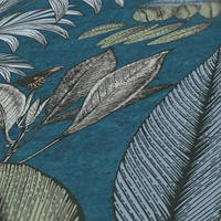 VLIESTAPETE Blau 53/1005 cm - Blau, Textil (53/1cm) - KUNSTLOFT