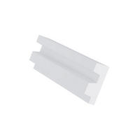 SOCKELLEISTE - 290 cm x 2 cm - plastik - weiß Ardeo - Weiß, Kunststoff (2/290/5cm) - Vente-Unique