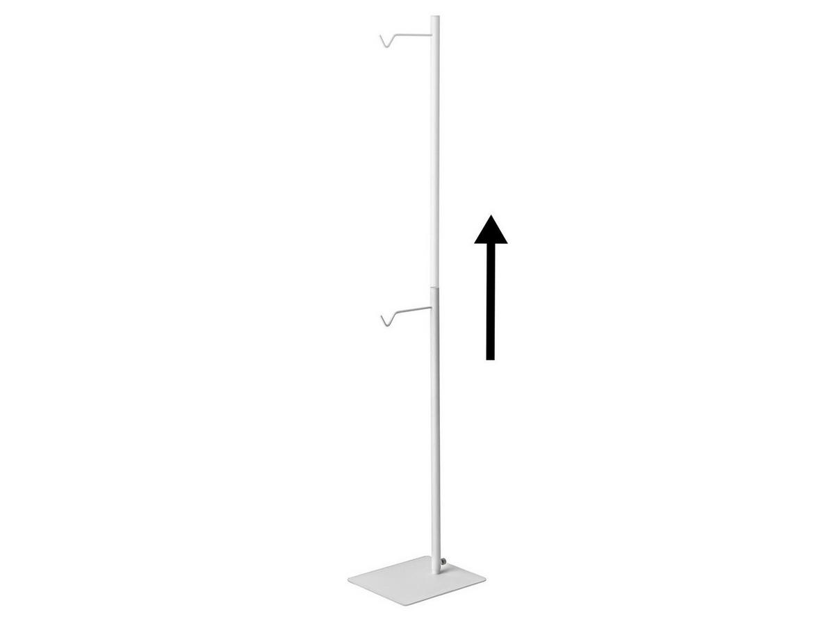 LATERNEN-STÄNDER Tower weiß 80-152 cm auch für Lautspecher und Blumen - Weiß, Metall (30/152/26cm) - Yamazaki