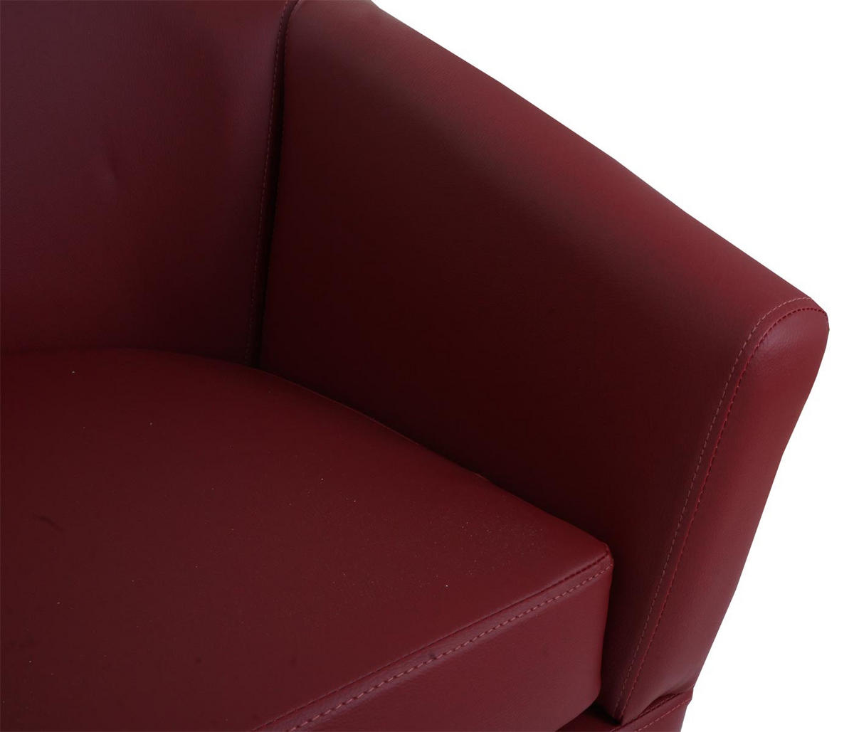 LOUNGE-SESSEL Bordeaux - Bordeaux, Textil (72/72/60cm) - MCW