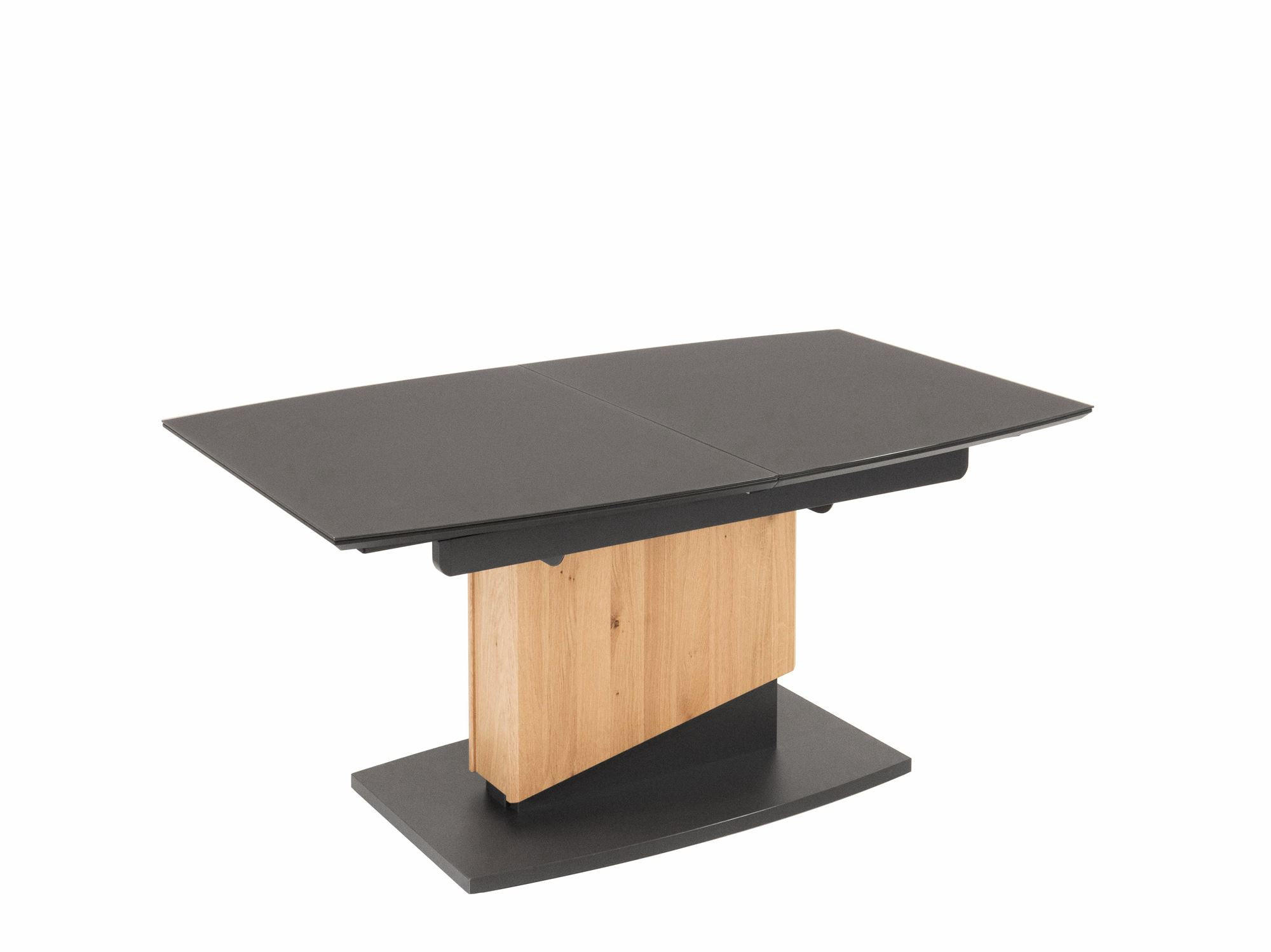 COUCHTISCH höhenverstellbar und ausziehbar Cierra 115x54x70 Wildeiche - Wildeiche/Grau, Glas (115/70/70cm) - 58aufmkessel