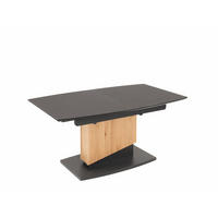 COUCHTISCH höhenverstellbar und ausziehbar Cierra 115x54x70 Wildeiche - Wildeiche/Grau, Glas (115/70/70cm) - 58aufmkessel