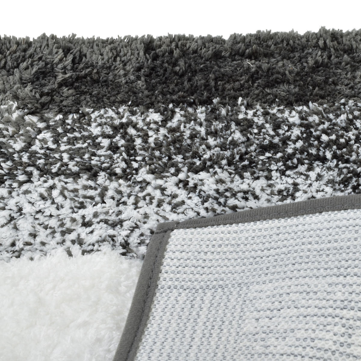 BADTEPPICH Zac Grau 80/50/2 cm Textilien - Grau, Textil (50/80cm) - Mondex