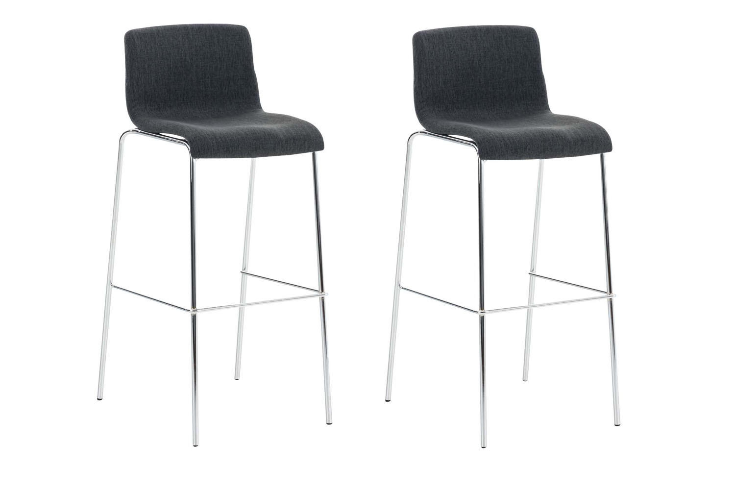 Deluke Barhocker Dunkelgrau 43x100x48 cm