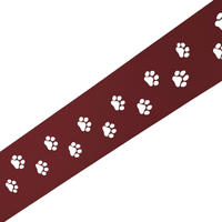 SICHTSCHUTZSTREIFEN PREMIUM Dekor Tapsi für Doppelstabzäune Bordeauxrot 2,55m - Bordeaux, Kunststoff (255/19cm) - ZAUN|ZU