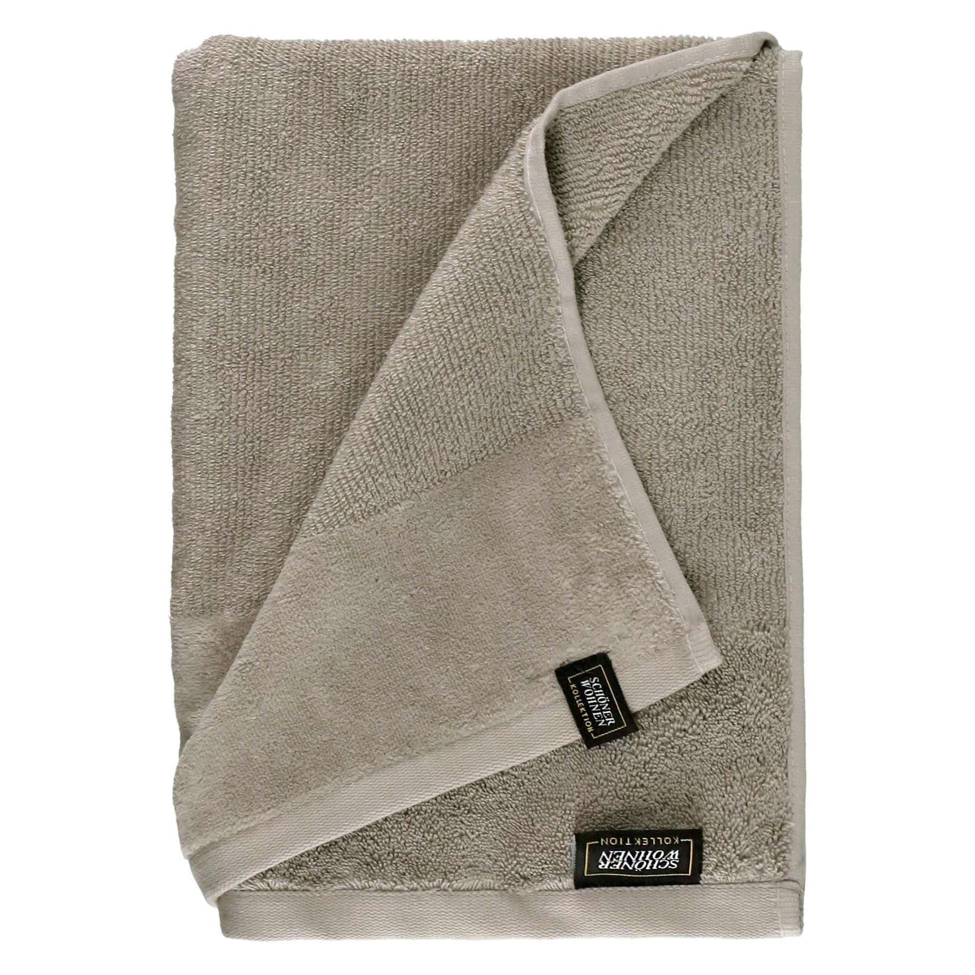 DUSCHTUCH SENSE - Sandfarben, Textil (70/140cm) - Schöner Wohnen