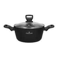 KOCHTOPF Stiga Schwarz 38/25.5/13 cm Metall - Schwarz, Metall (25.5cm) - Mondex