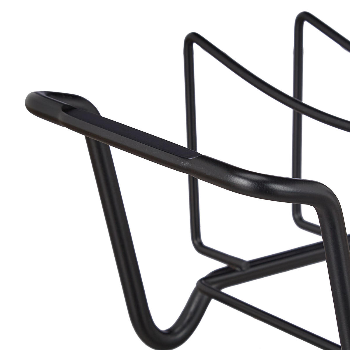 RIPPCHENHALTER - Schwarz, Metall (44.5/11.5/18.5cm) - Relaxdays