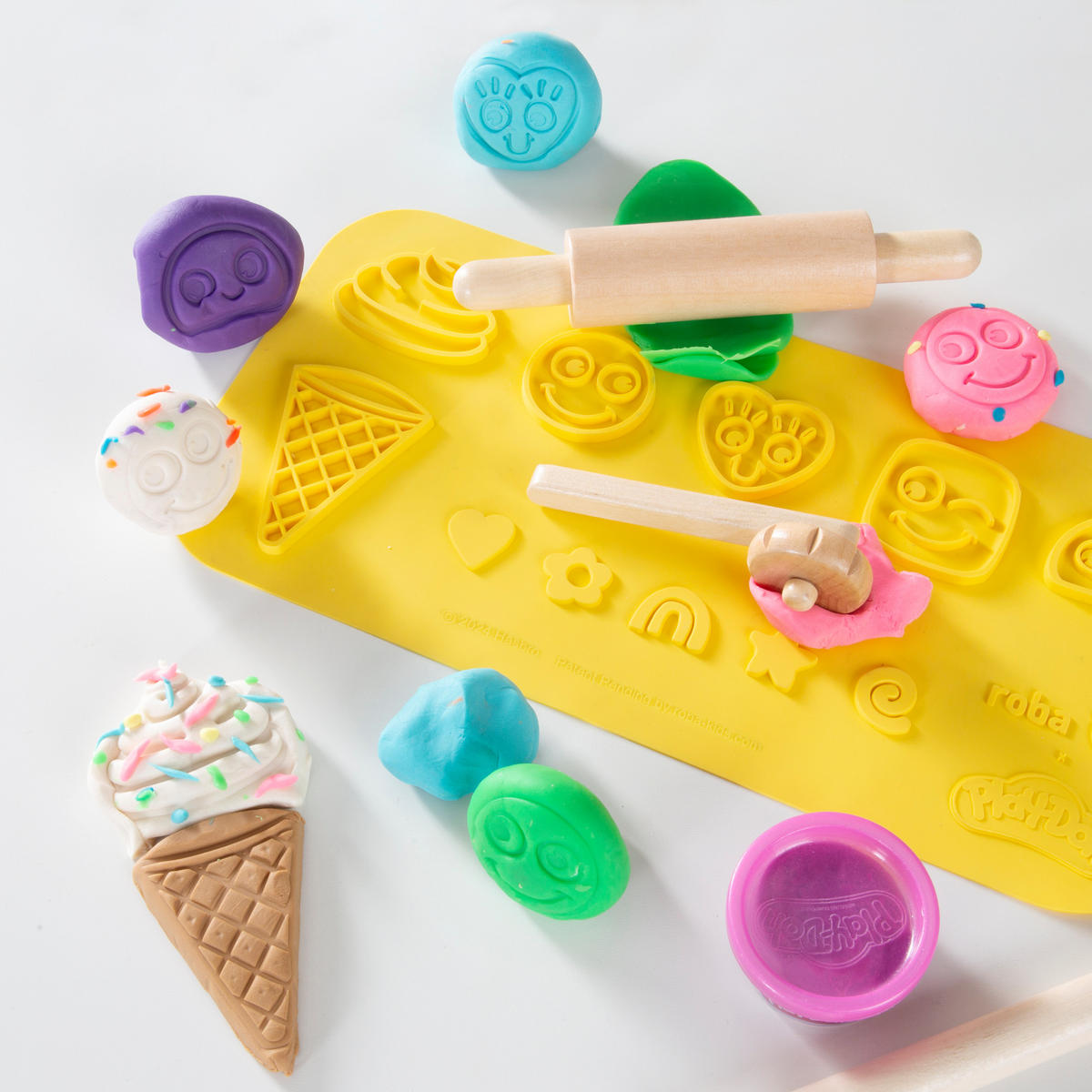 EISSTAND roba x Play-Doh - Multicolor, Holzwerkstoff (52/105/30cm) - Roba