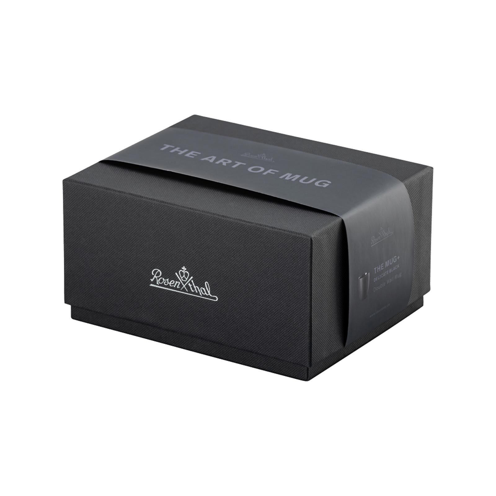DOPPELWANDIGER BECHER The Mug+ Delicate Black schwarz 300 ml - Schwarz, Keramik (0.3L) - Rosenthal