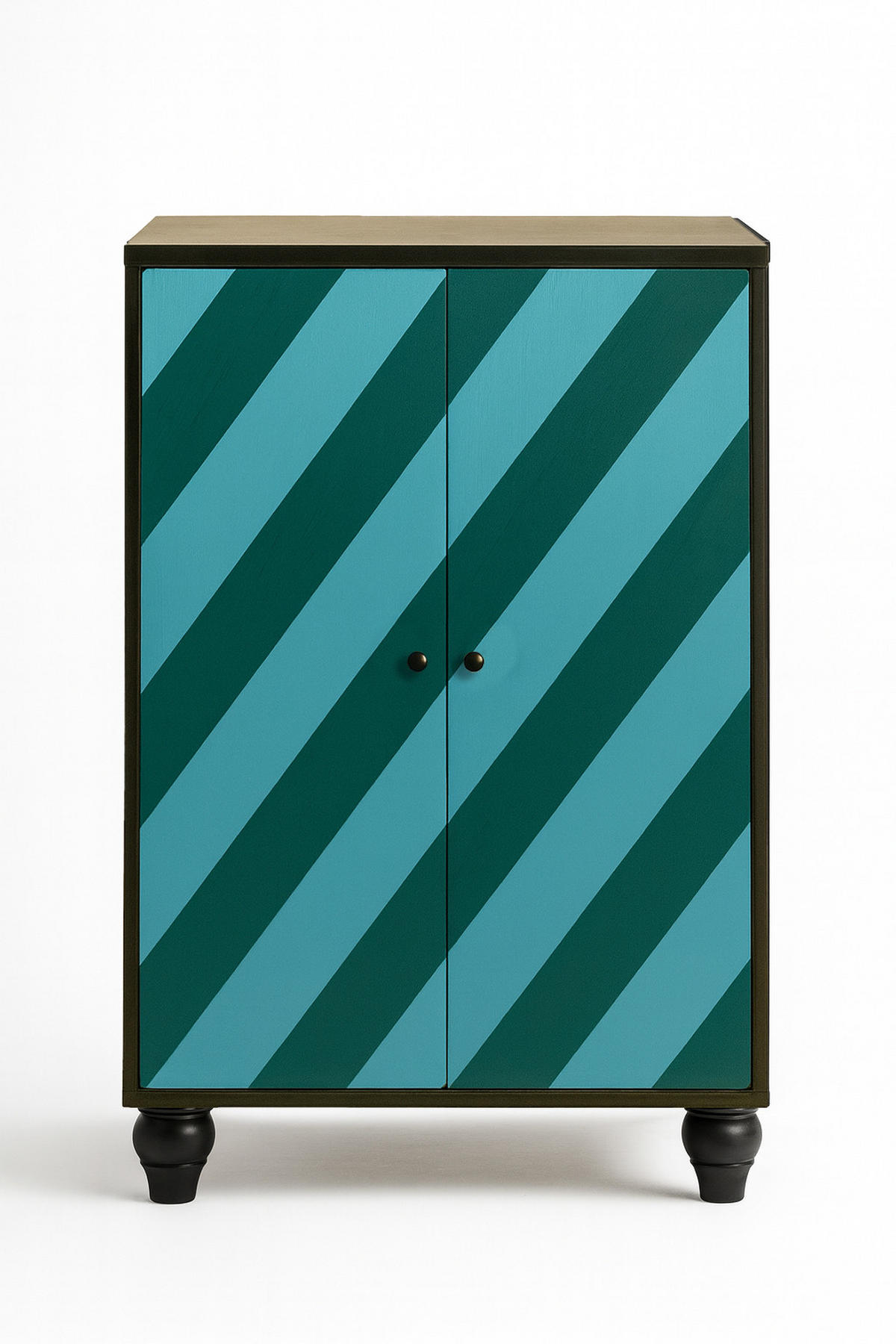 SCHRANK SIDEBOARD mit 2 Türen MARCUS - Hellblau, Holzwerkstoff (75/127/45cm) - RNT By Really Nice Things