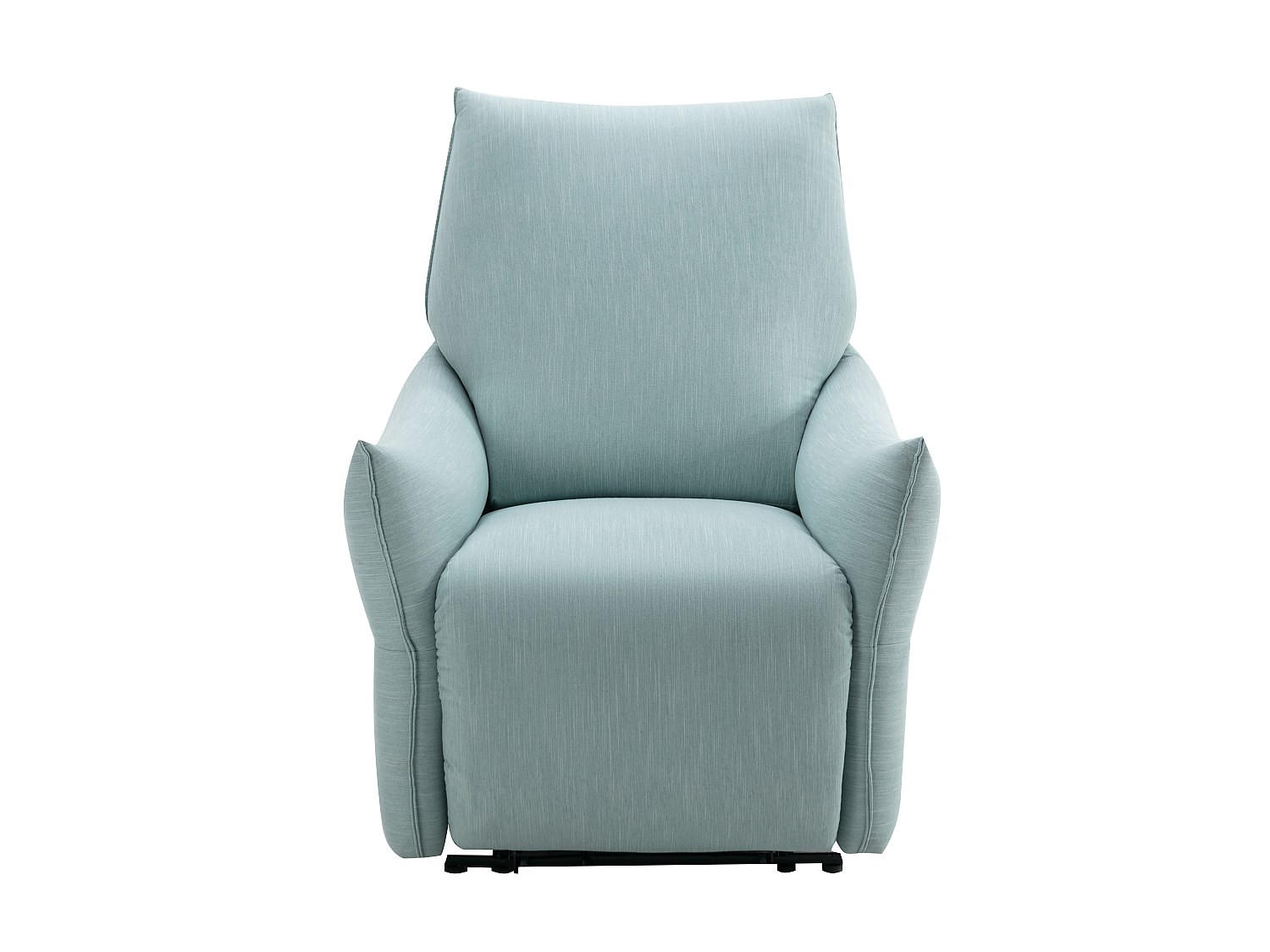 RELAXSESSEL - 1 Person - Stoff - Hellblau - - Hellblau, Textil (105/92/87cm) - Vente-Unique