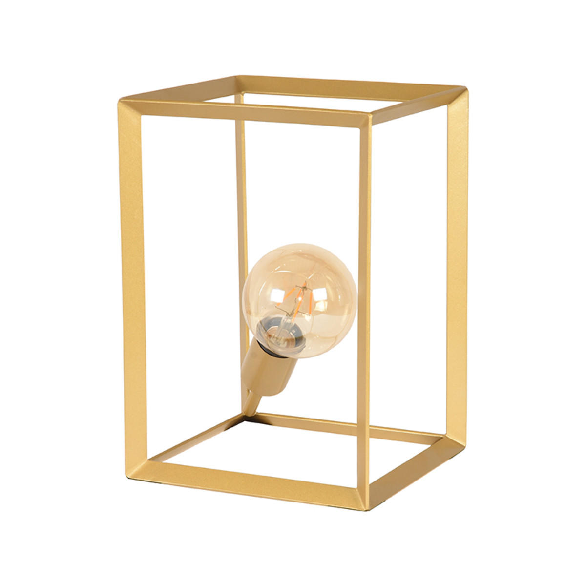 TISCHLEUCHTE Tetto Gold 22/20/31 cm - Goldfarben, Metall (22/20/31cm) - LABEL51