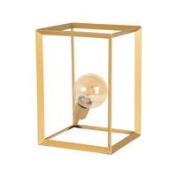 TISCHLEUCHTE Tetto Gold 22/20/31 cm - Goldfarben, Metall (22/20/31cm) - LABEL51