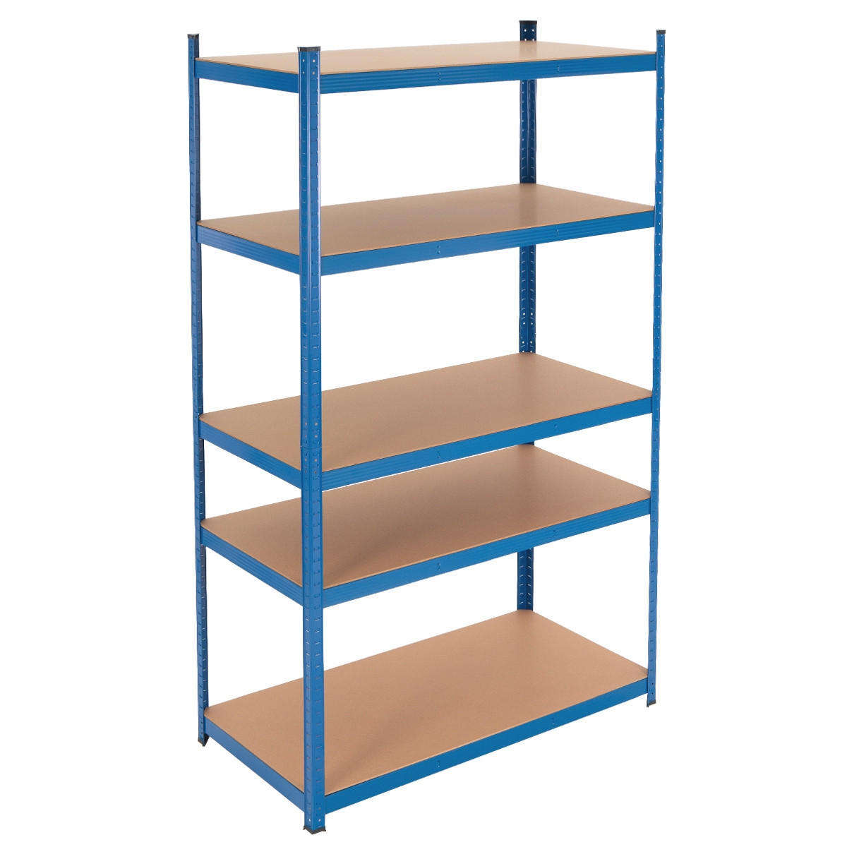 LAGERREGAL - Blau, Holzwerkstoff (60/200/100cm) - ECD-Germany