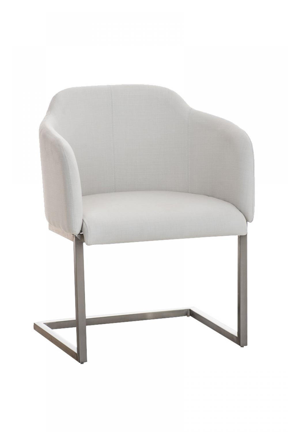 SCHWINGSTUHL Stoff Weiß - Weiß, Textil/Metall (62/80/46cm) - CLP