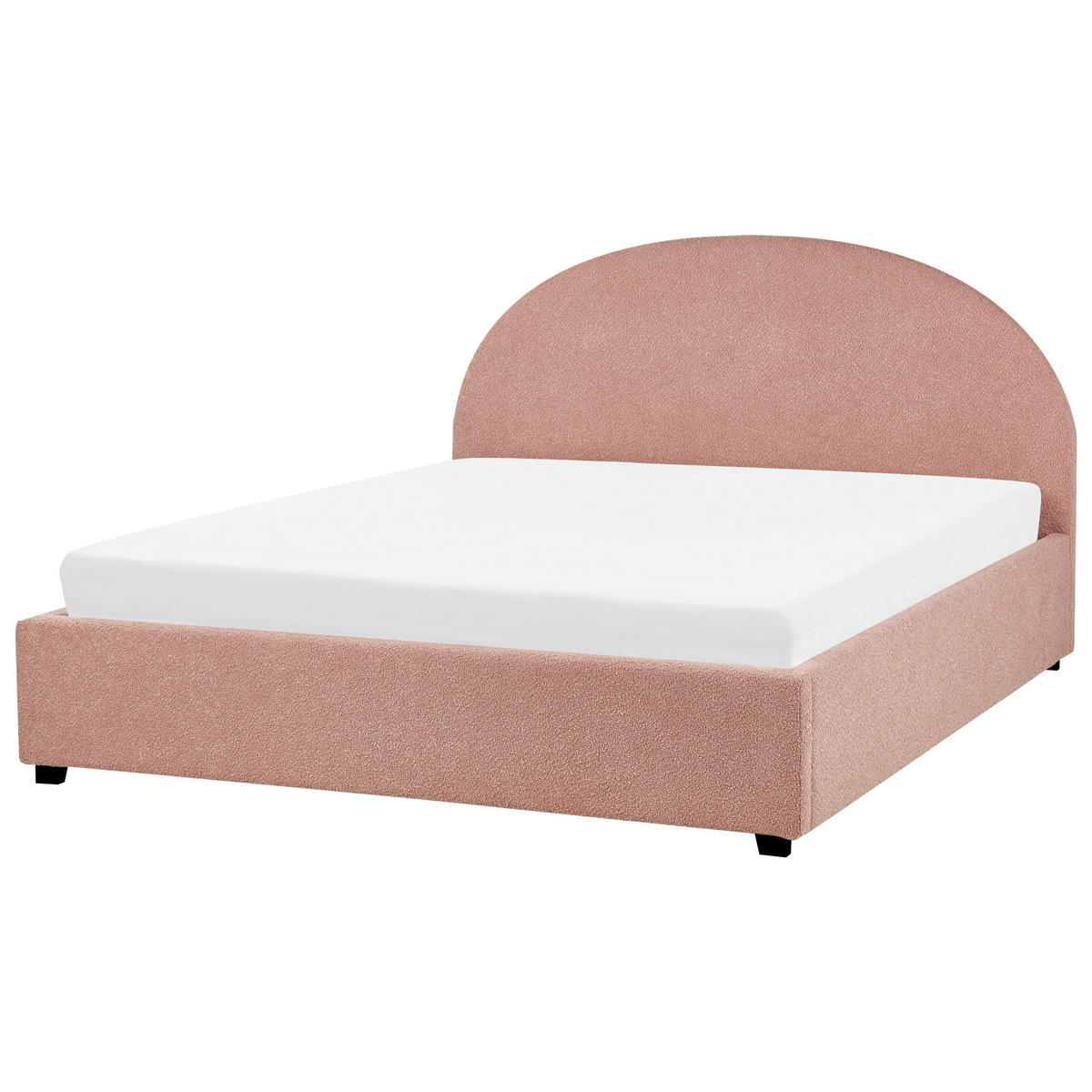 BETT mit Stauraum 180x200 cm Rosa Vaucluse - Pink, Textil (180/200cm) - Beliani