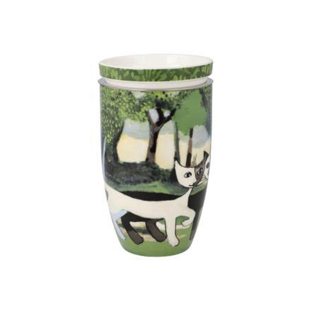 TEETASSE Una passeggiata nel verde, Fine Bone China - Multicolor, Keramik (0.45L) - Goebel