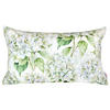 KISSENHÜLLE Landlust-Hortensie weiß 30/50 cm - Weiß/Grün, Textil (30/50cm) - beties Heimtextil