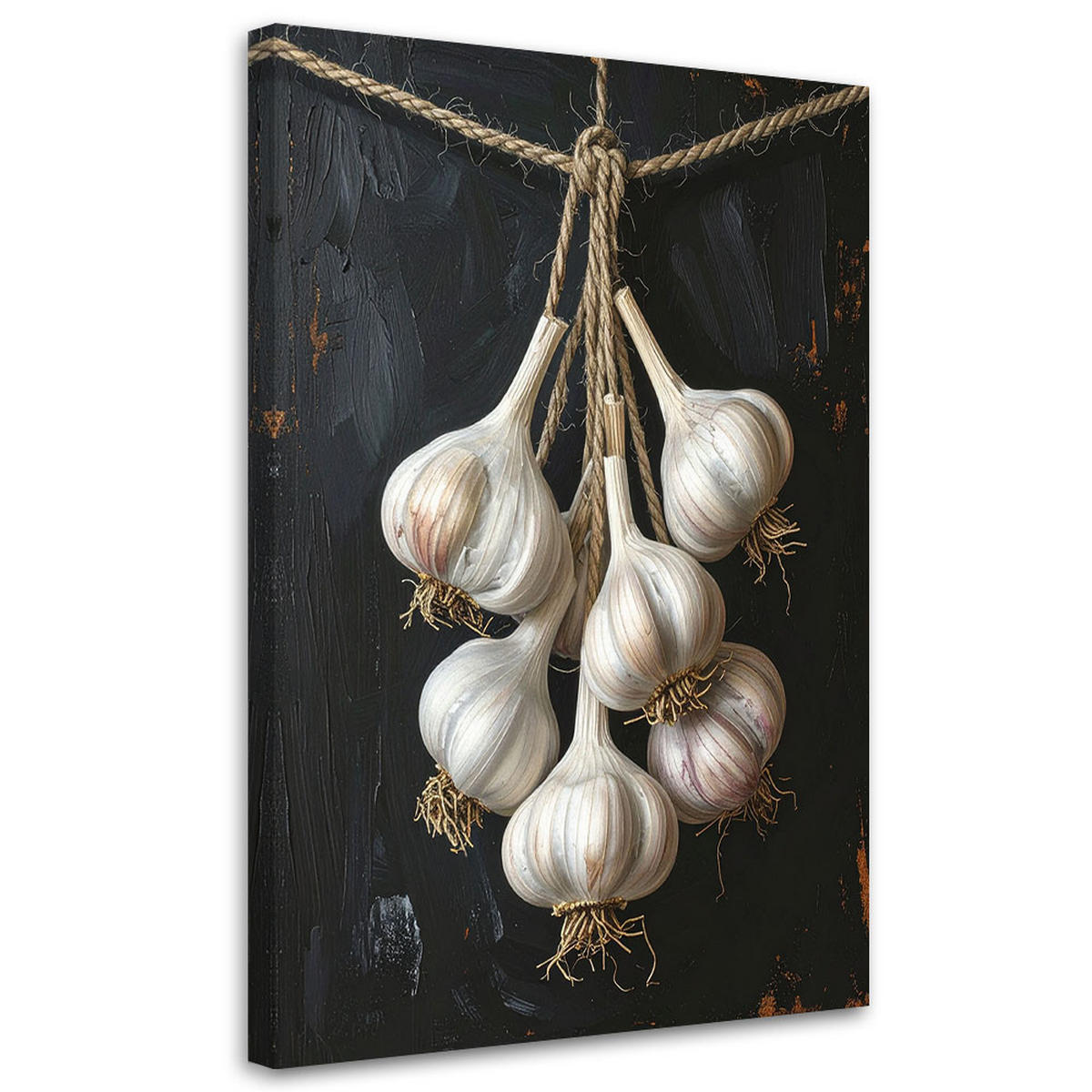 LEINWANDBILD Essen & Trinken 70x100cm - Weiß, Textil (70/100cm) - Feeby