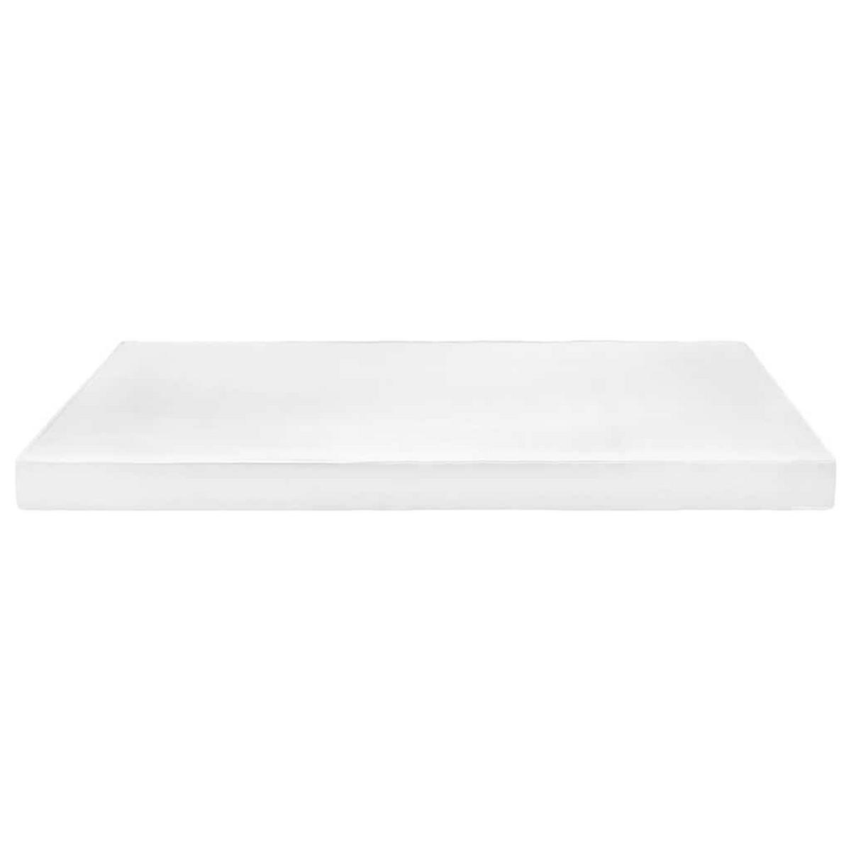 MATRATZE 90 X 200 CM 7 ZONEN PU SCHAUM 10 CM H2 H3 - Weiß, Kunststoff (90/200cm) - vidaXL